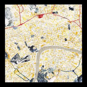 London overlaid - Textured City Neckerchief 