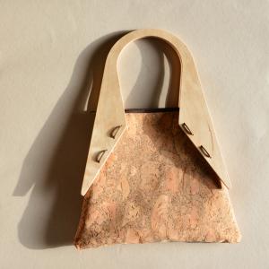 Tote Bag from Plywood and Cork Leather