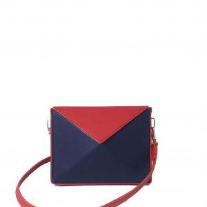 noshi in red/blue leather