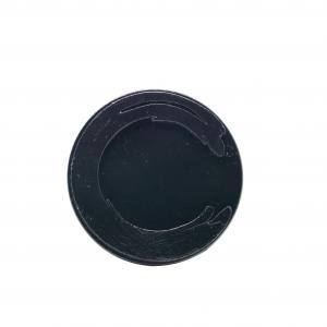 Hand Dyed limited Edition Enso Black Brooch No.3
