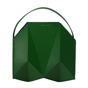 bako in vegan green leather