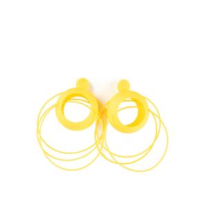 Lolita Earrings in yellow with silver 925