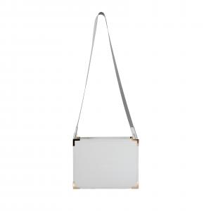 Ismin in white leather