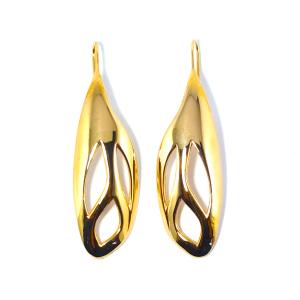FLOS Earrings 18k Gold Plated Brass