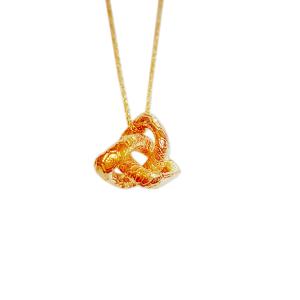 18k Gold Plated Brass Necklace. LOVE ATOM