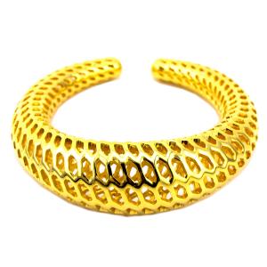 Bracelet 18k Gold Plated Brass. Small size. D-STRU
