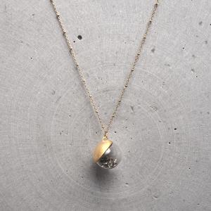 Moon Twinkle Collection _ Pendant Necklace (grey)